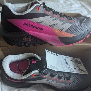 Salomon Women's Athletic Shoes - Black, Pink, Gray